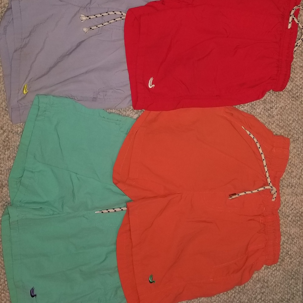 Lot of 4 boys Southern Marsh swim shorts size S